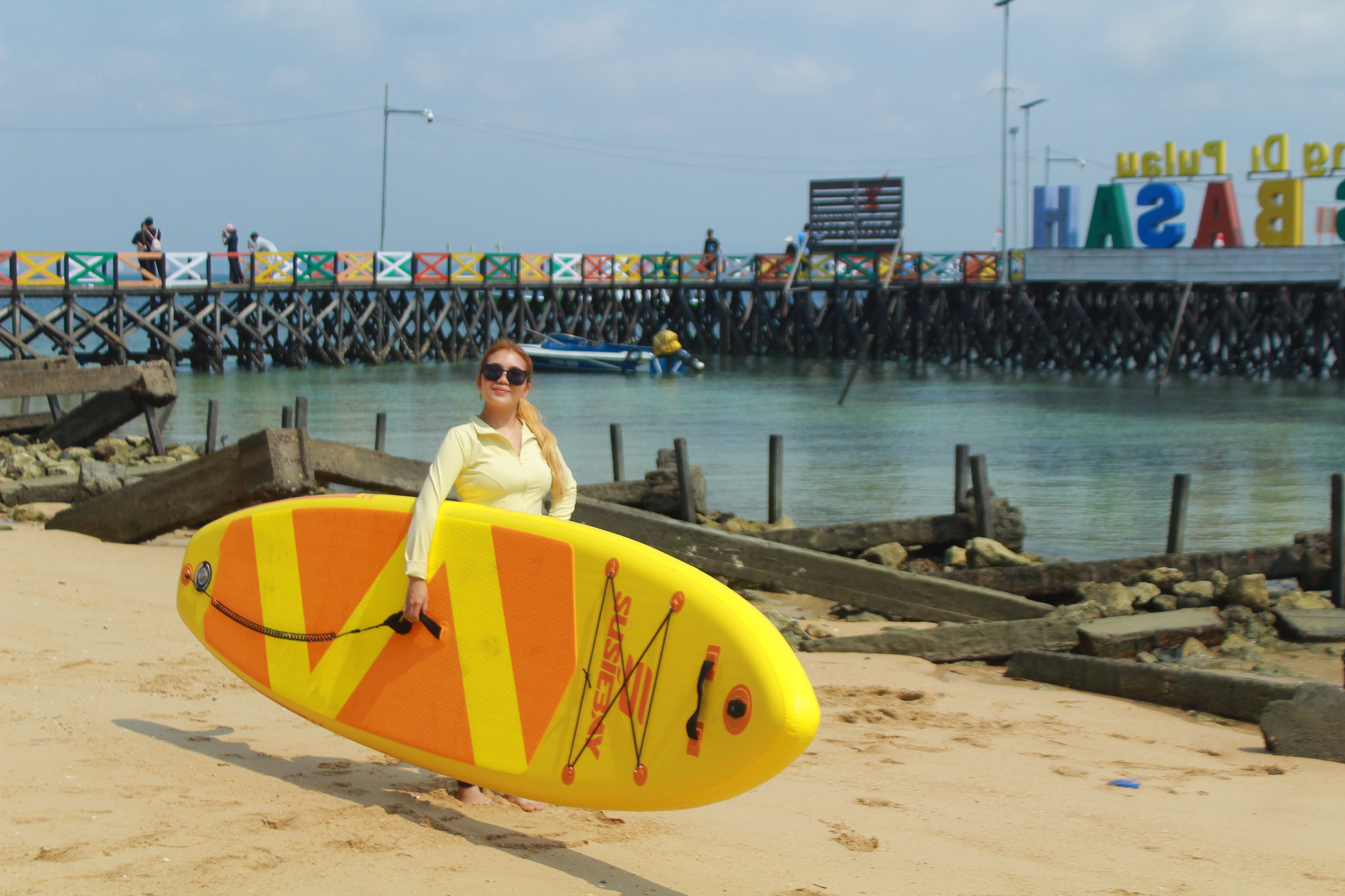 paddle-board